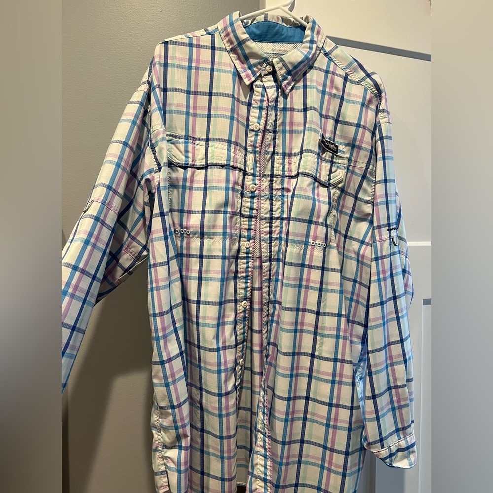 Men’s Columbia plaid shirt